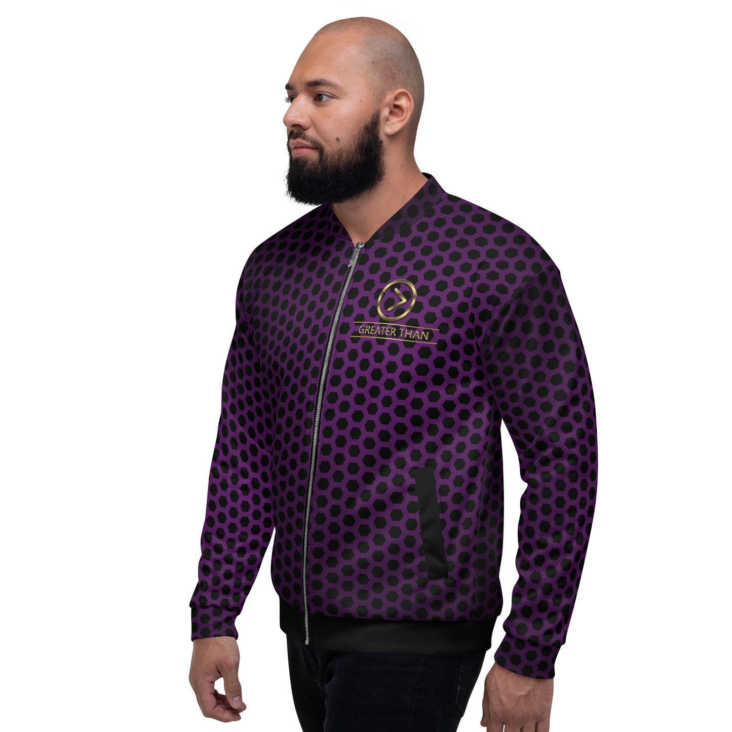 Greater Than-Dub Unisex Bomber Jacket