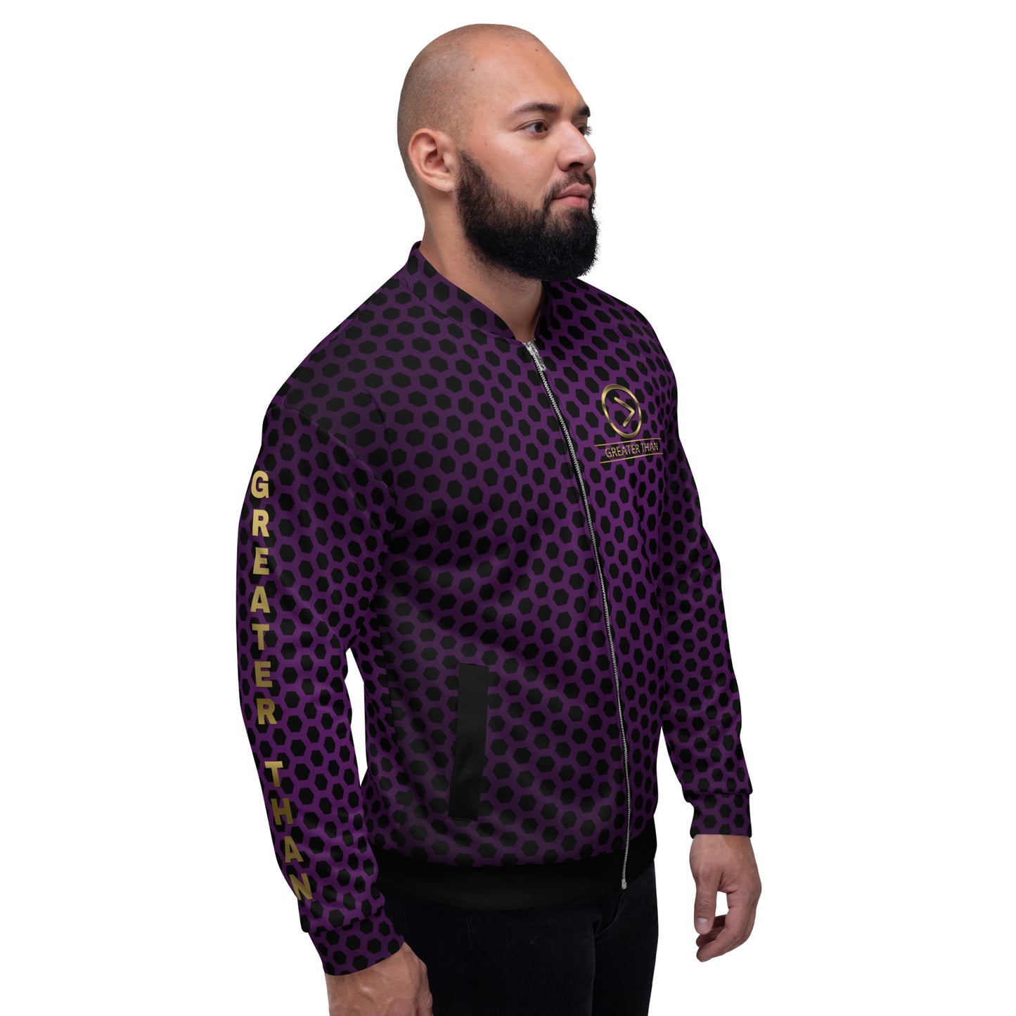 Greater Than-Dub Unisex Bomber Jacket