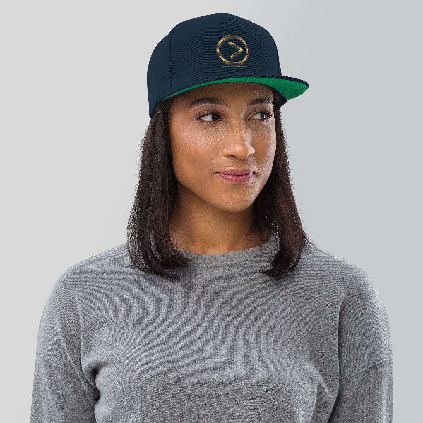 Greater Than-Snapback Hat