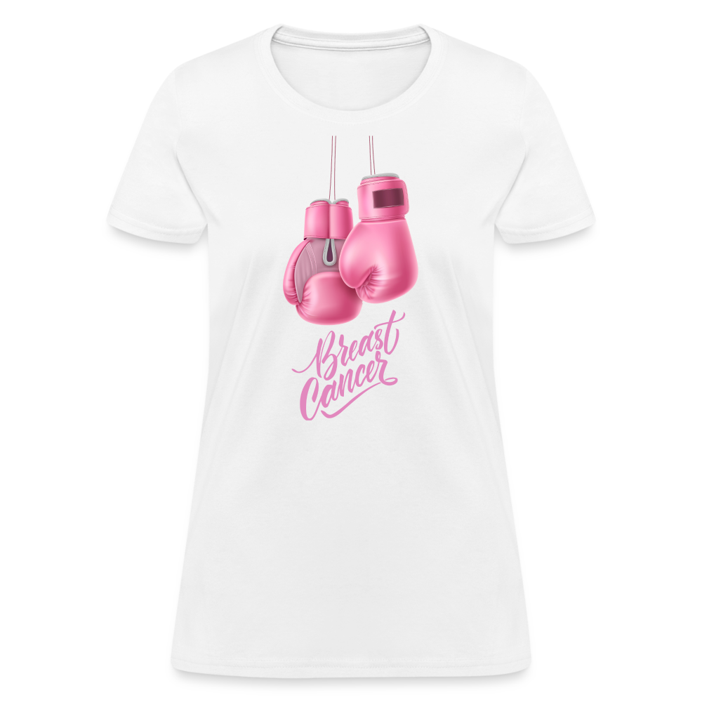 Fight Breast Cancer-Women's T-Shirt - white