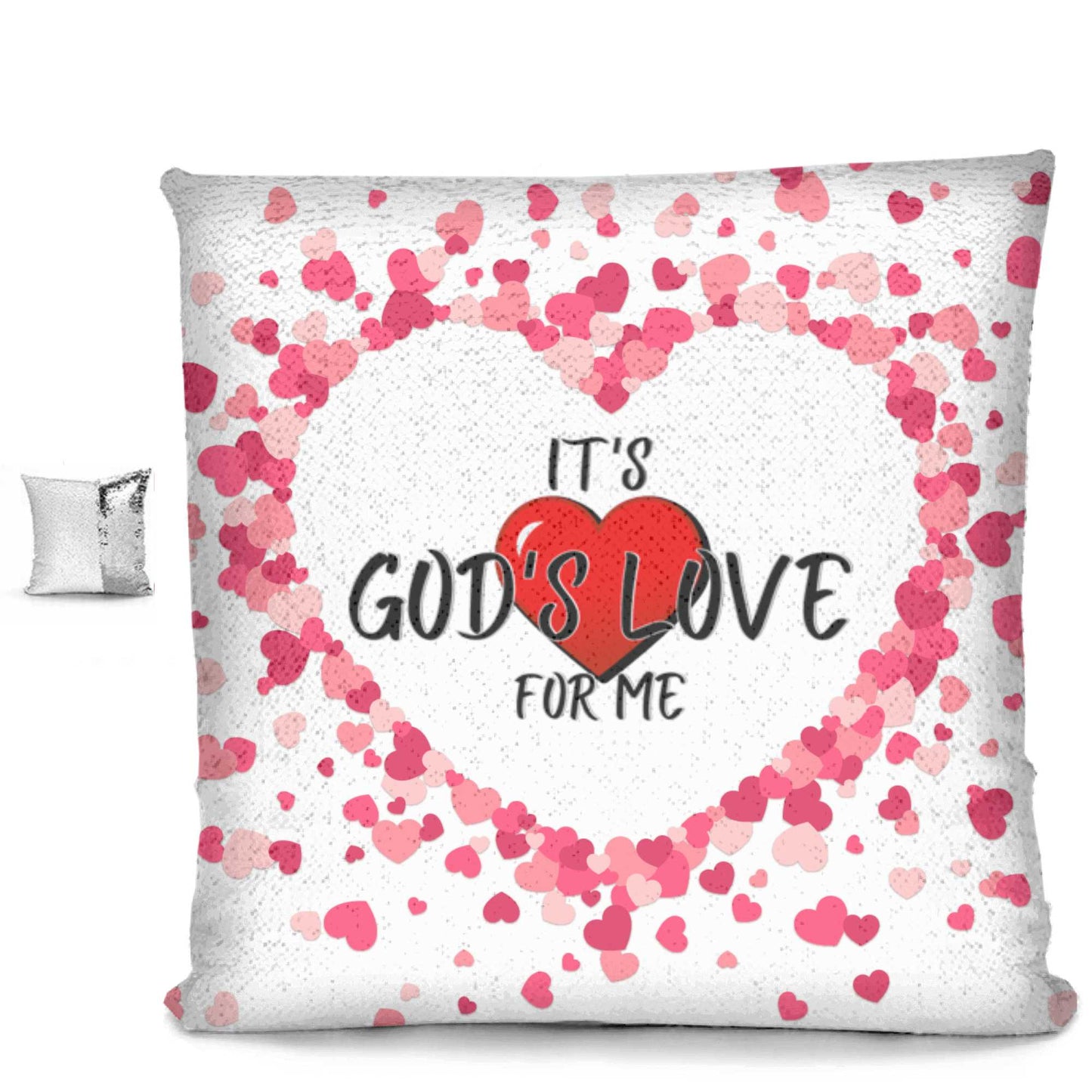 God's Love Sequin Pillow