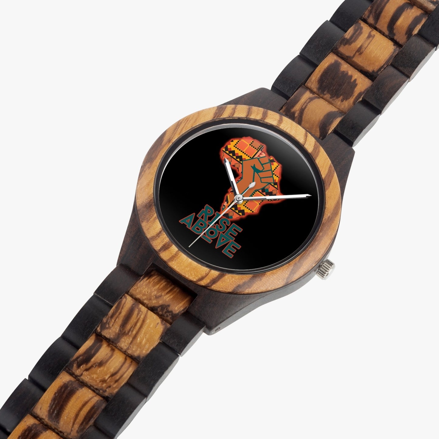Rise Above: Live and In Color-. Indian Ebony Wooden Watch