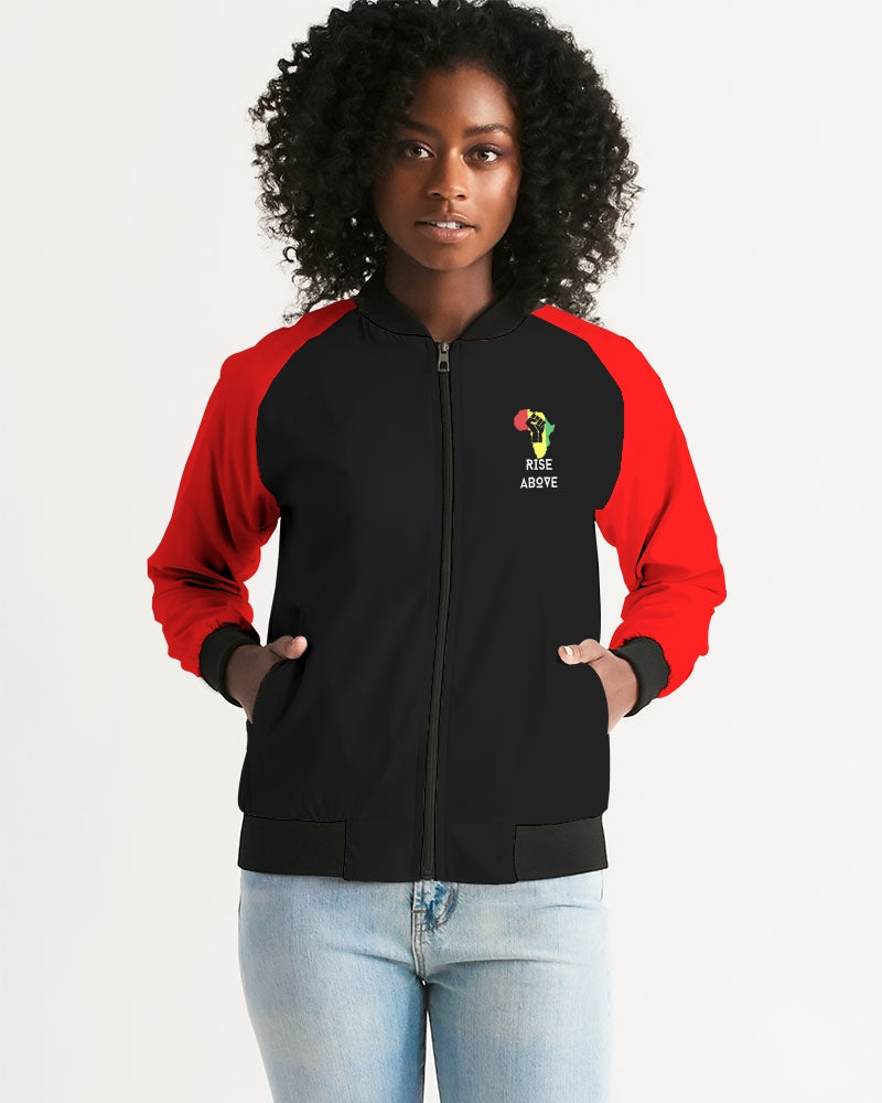 Rise Above-black Women's Bomber Jacket