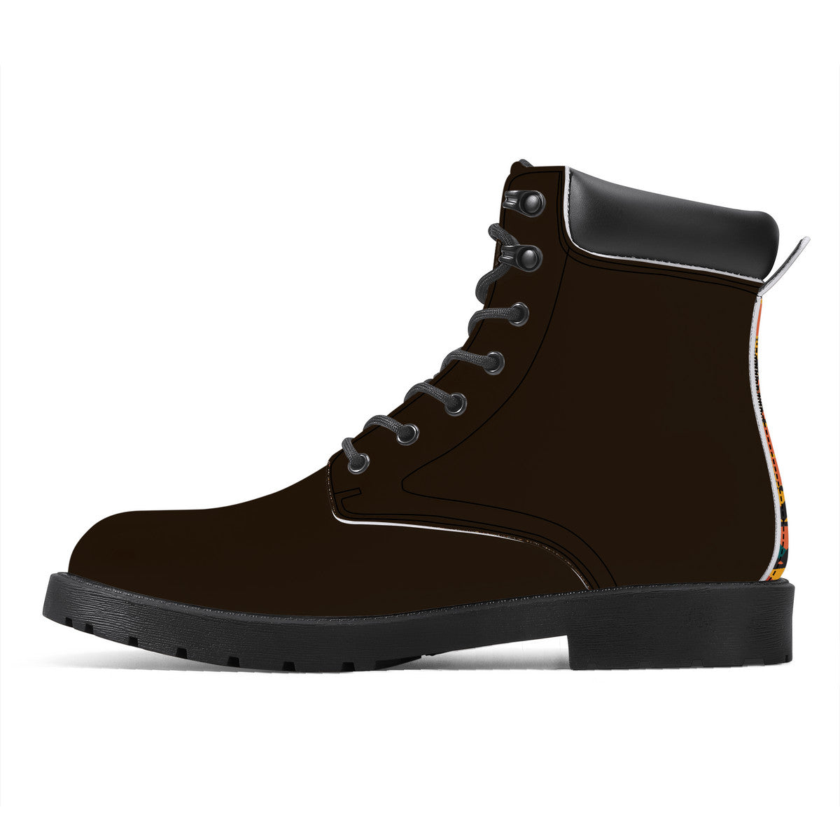 Rise Above- Chocolate Brownie: Synthetic Leather Boots