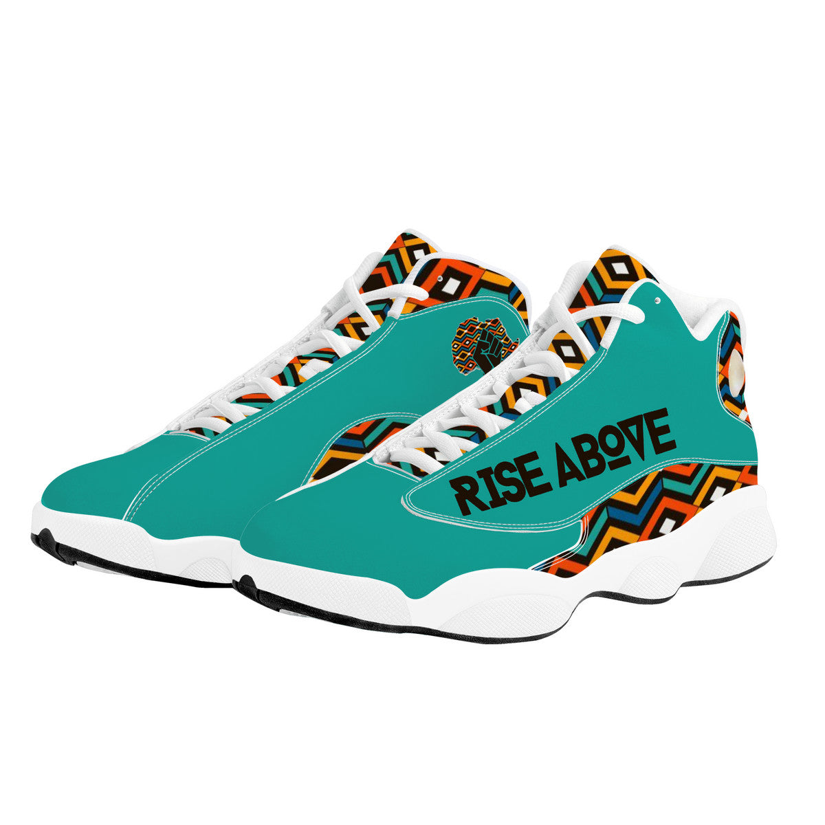 Rise Above-Coat of Many Colors Basketball Shoes - White