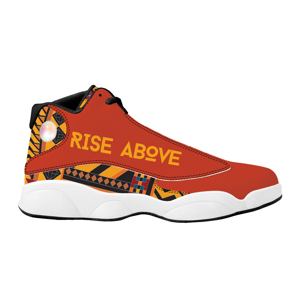 Rise Above: Village Rebel Basketball Shoes - Black