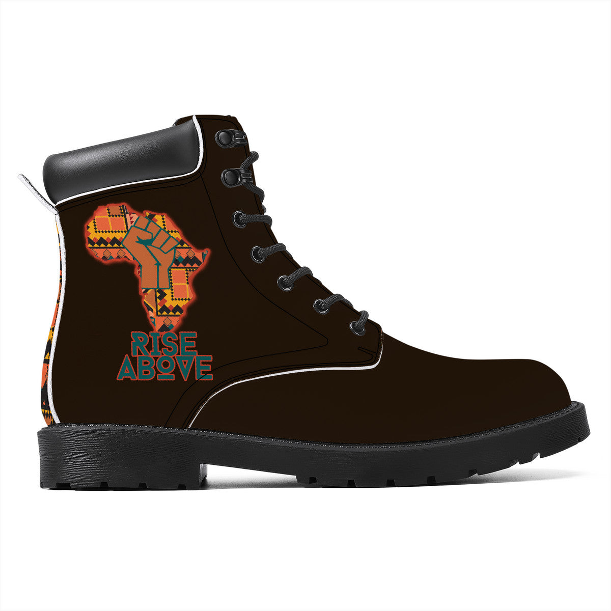 Rise Above- Chocolate Brownie: Synthetic Leather Boots