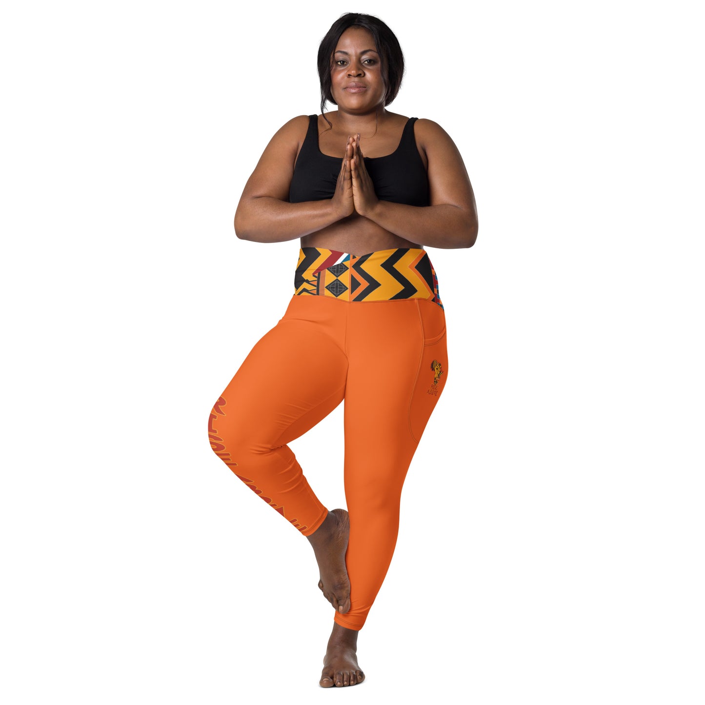 Rise Above: Village Rebel-Crossover leggings with pockets