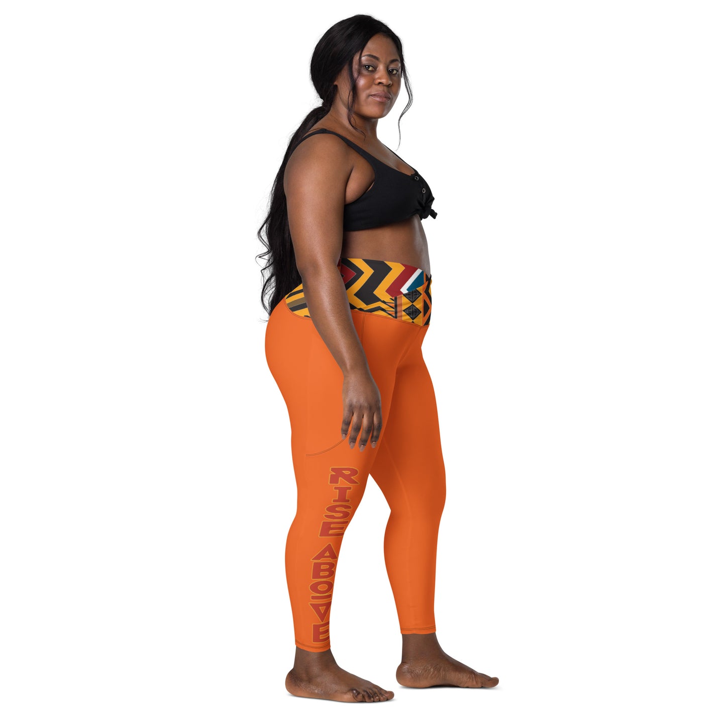 Rise Above: Village Rebel-Crossover leggings with pockets