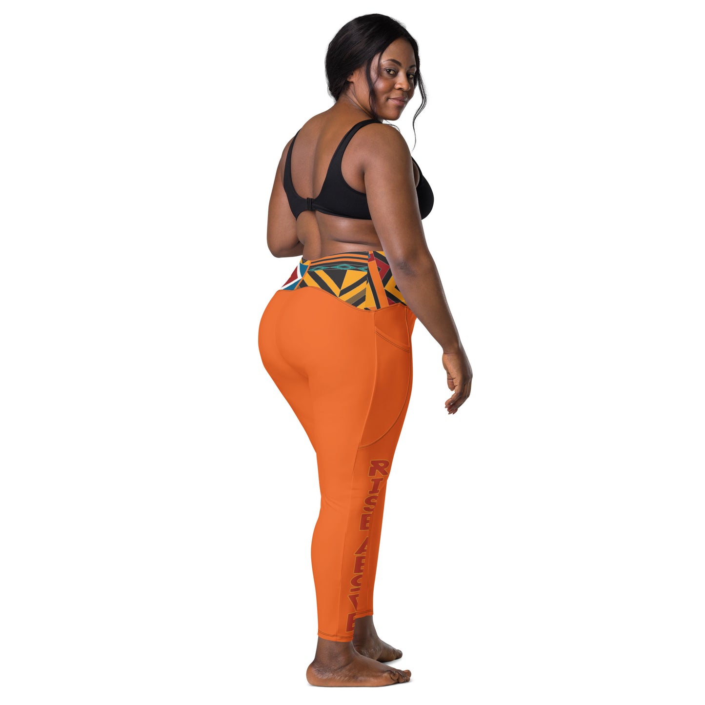 Rise Above: Village Rebel-Crossover leggings with pockets