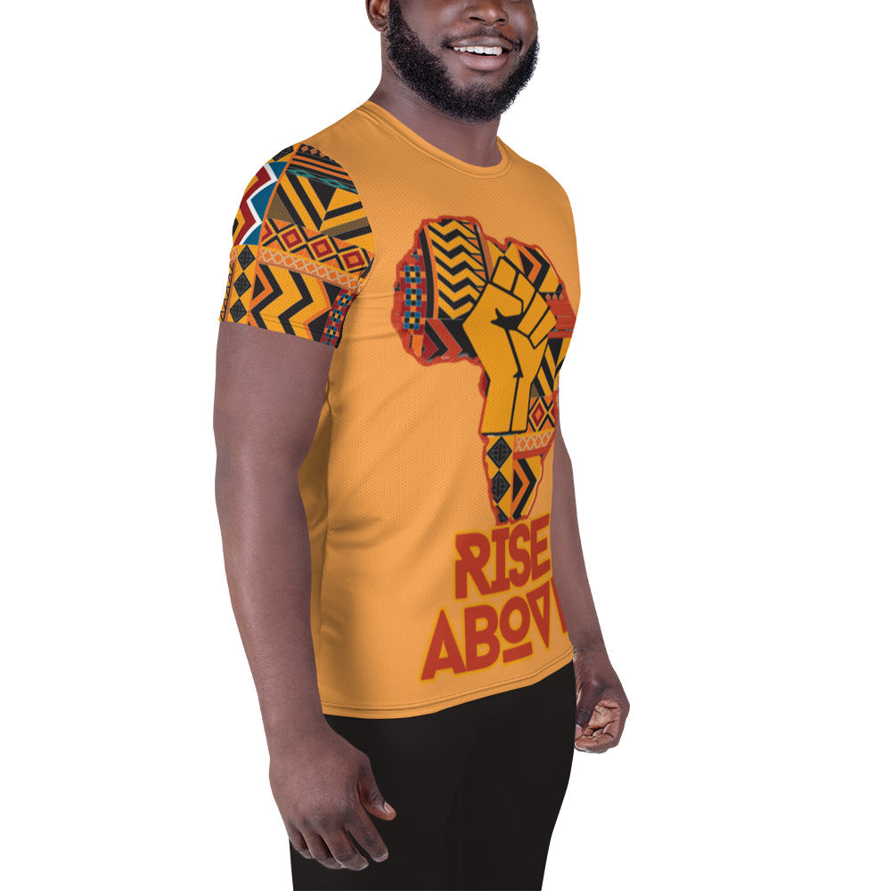 Rise Above Village Rebel Men's Athletic T-shirt