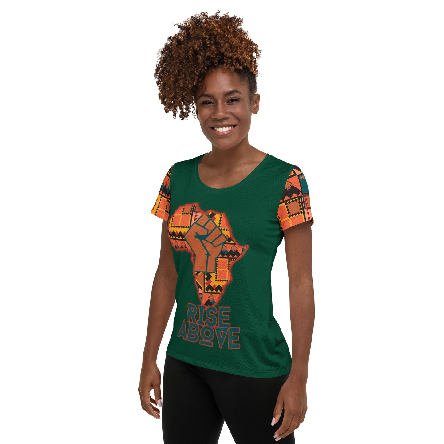 Rise Above: Live and In Color- Women's Athletic T-shirt