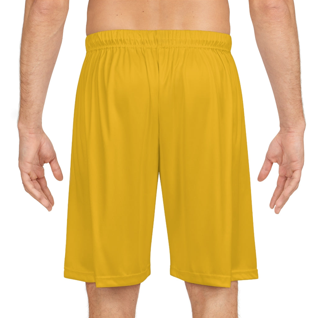 Rise Above: RBG Pride-Yellow Basketball Shorts