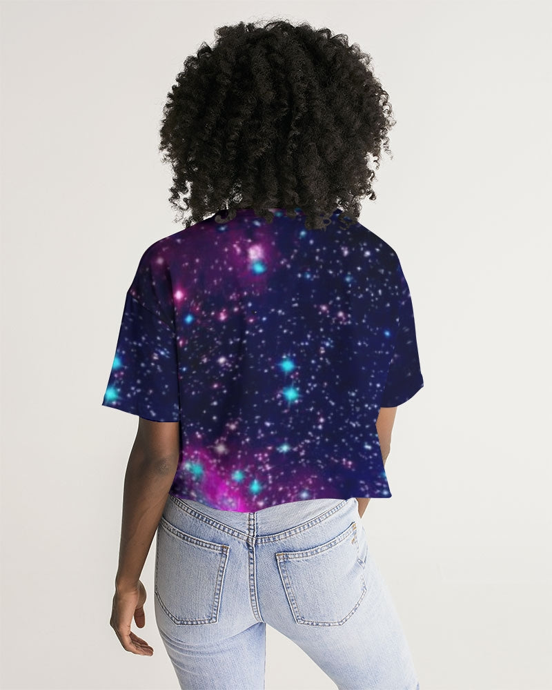 Melanin Queen Women's Lounge Cropped Tee