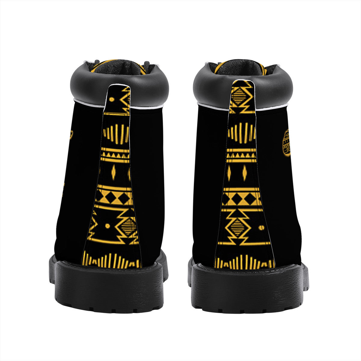 Rise Above- Black Synthetic Leather Boots