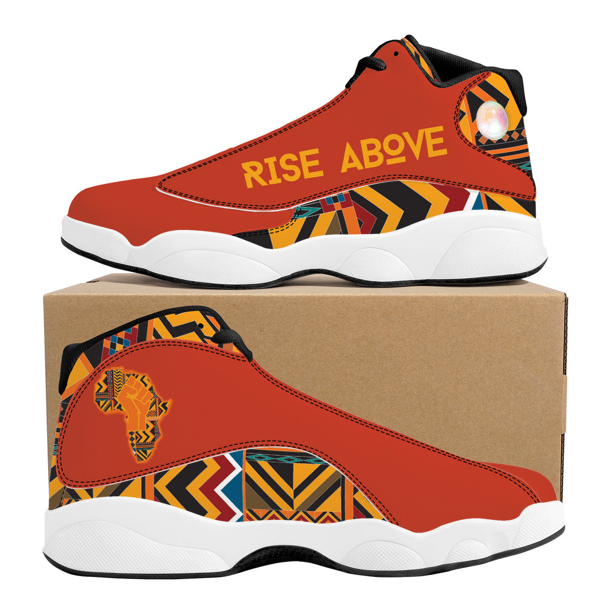 Rise Above: Village Rebel Basketball Shoes - Black