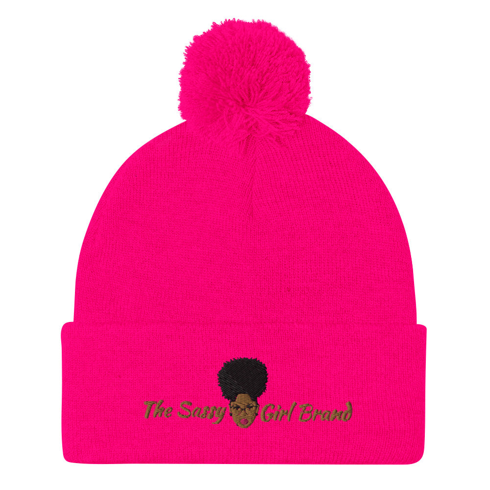 The Sassy Girl Brand-Pom-Pom Beanie