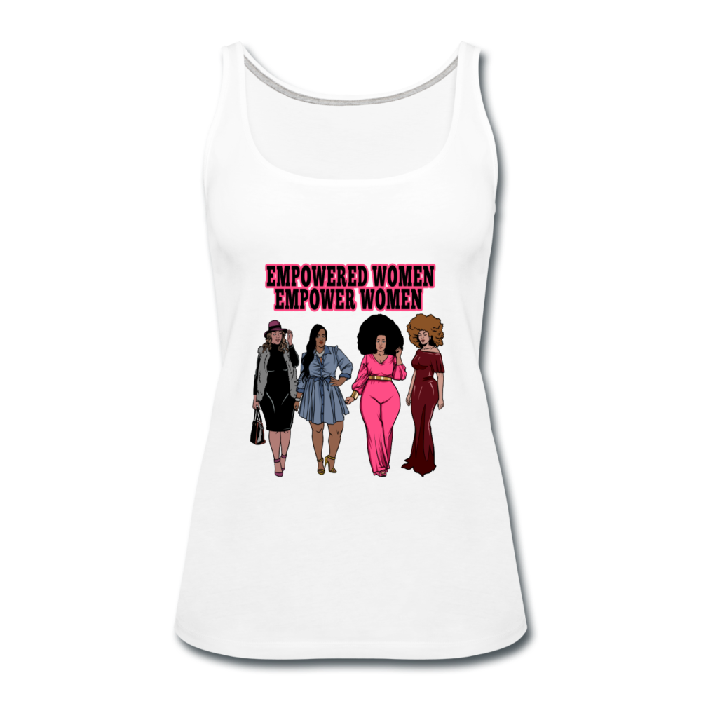 Empowering Women Premium Tank Top - white