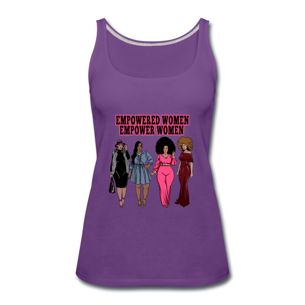 Empowering Women Premium Tank Top - purple