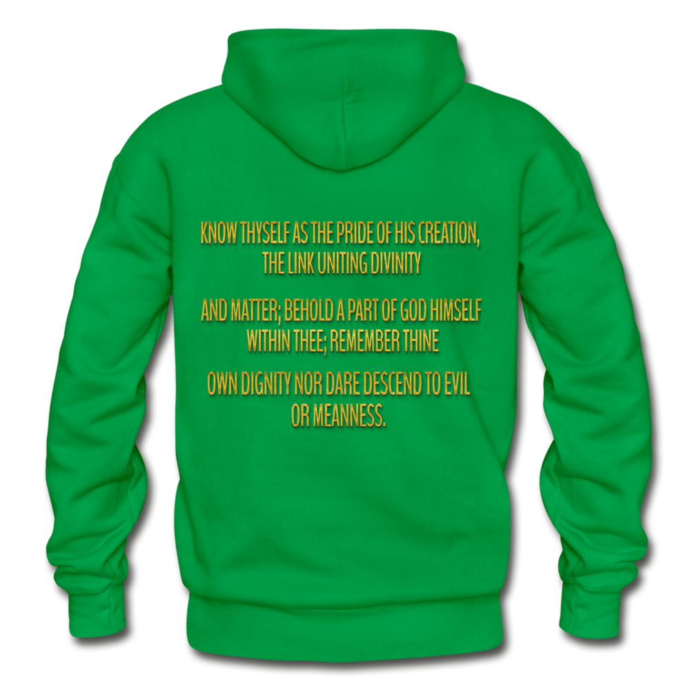 Know Thyself Heavy Blend Adult Hoodie - kelly green