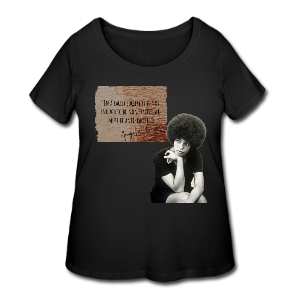 Anti Racist- Curvy T-Shirt - black