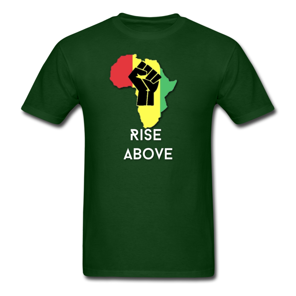 Rise Above-Unisex Classic T-Shirt - forest green