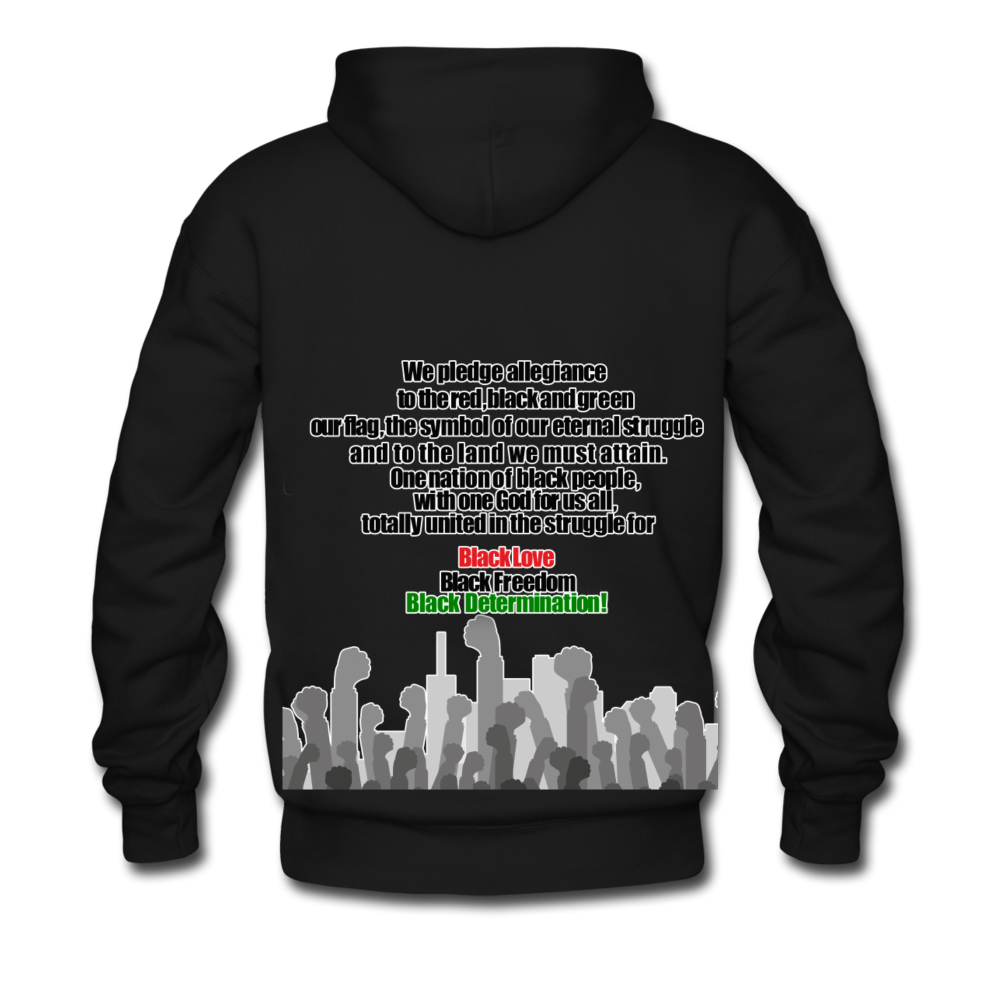 Black Pledge of Allegiance-Men's Premium Hoodie - black
