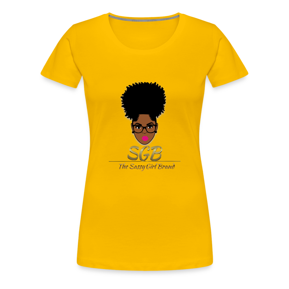SGB Women’s Premium T-Shirt - sun yellow
