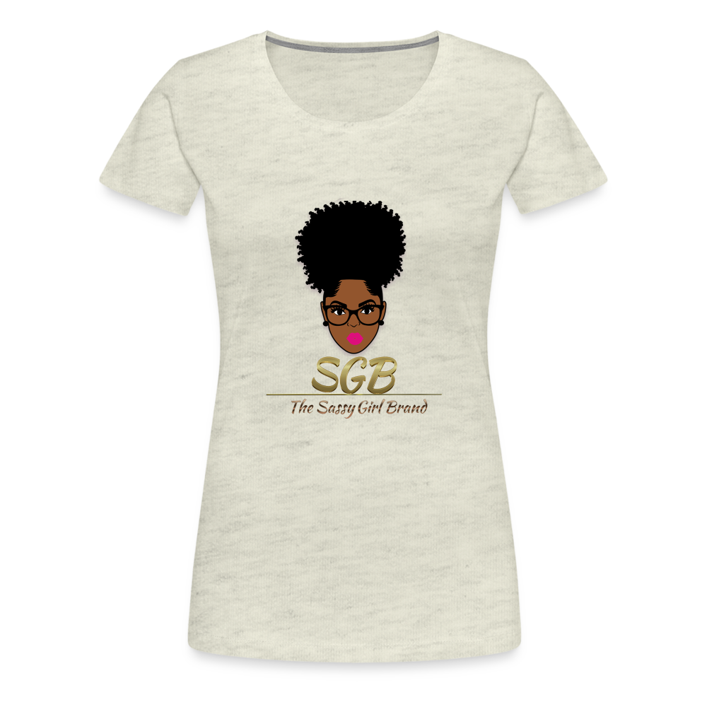 SGB Women’s Premium T-Shirt - heather oatmeal