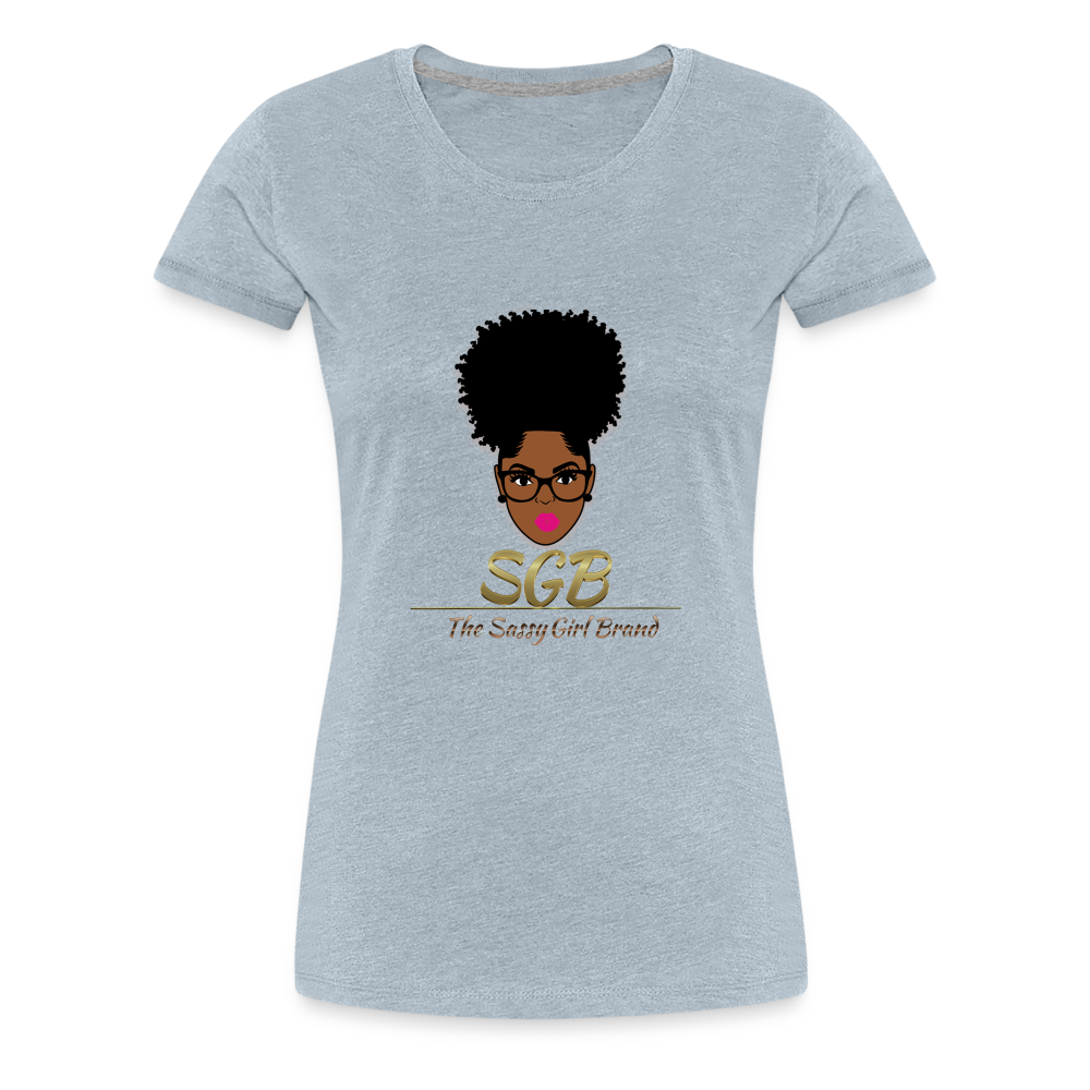 SGB Women’s Premium T-Shirt - heather ice blue