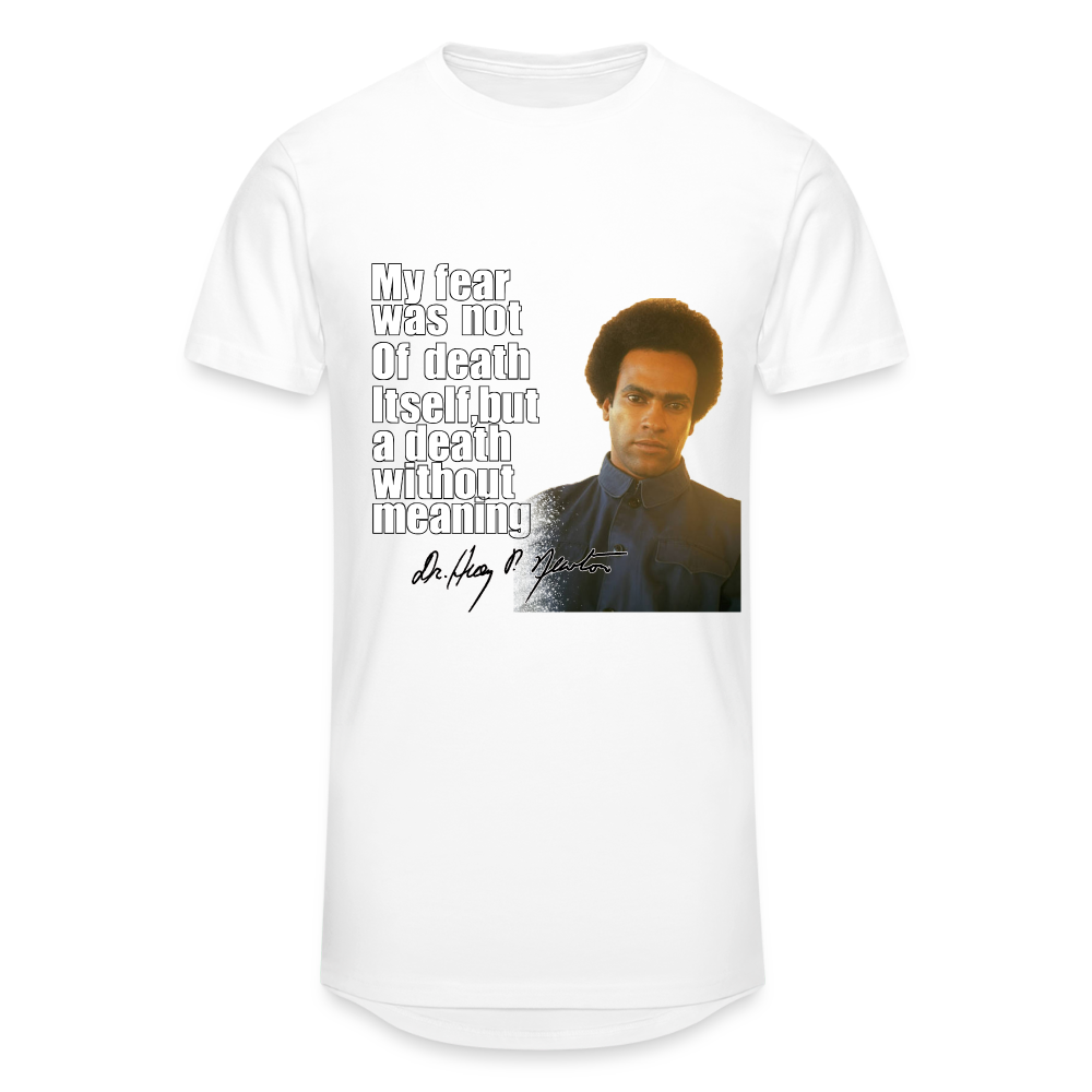 Dr. Newton: Long Body Urban Tee | Canvas - white