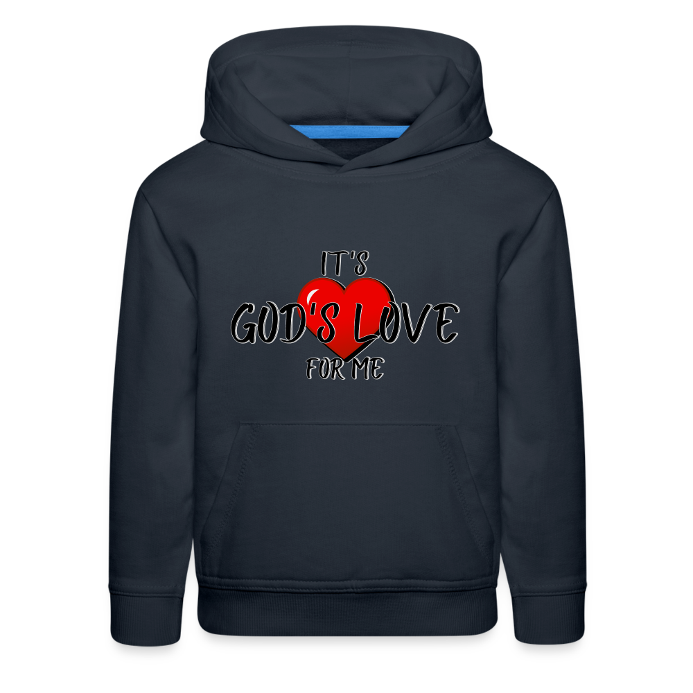 God's Love Kids‘ Premium Hoodie - navy