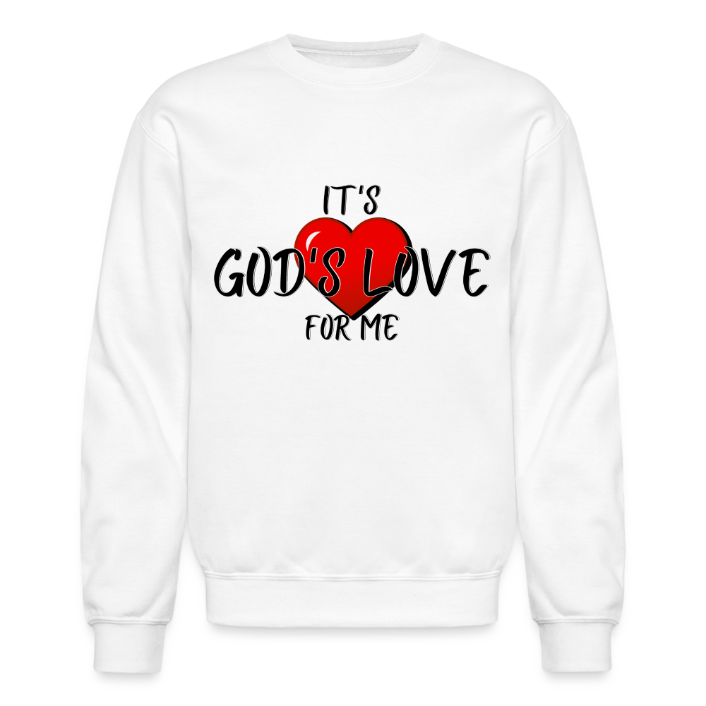 God's Love Crewneck Sweatshirt - white