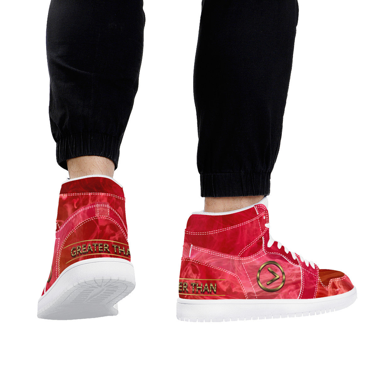 Popsicle High Top Synthetic Leather Sneaker