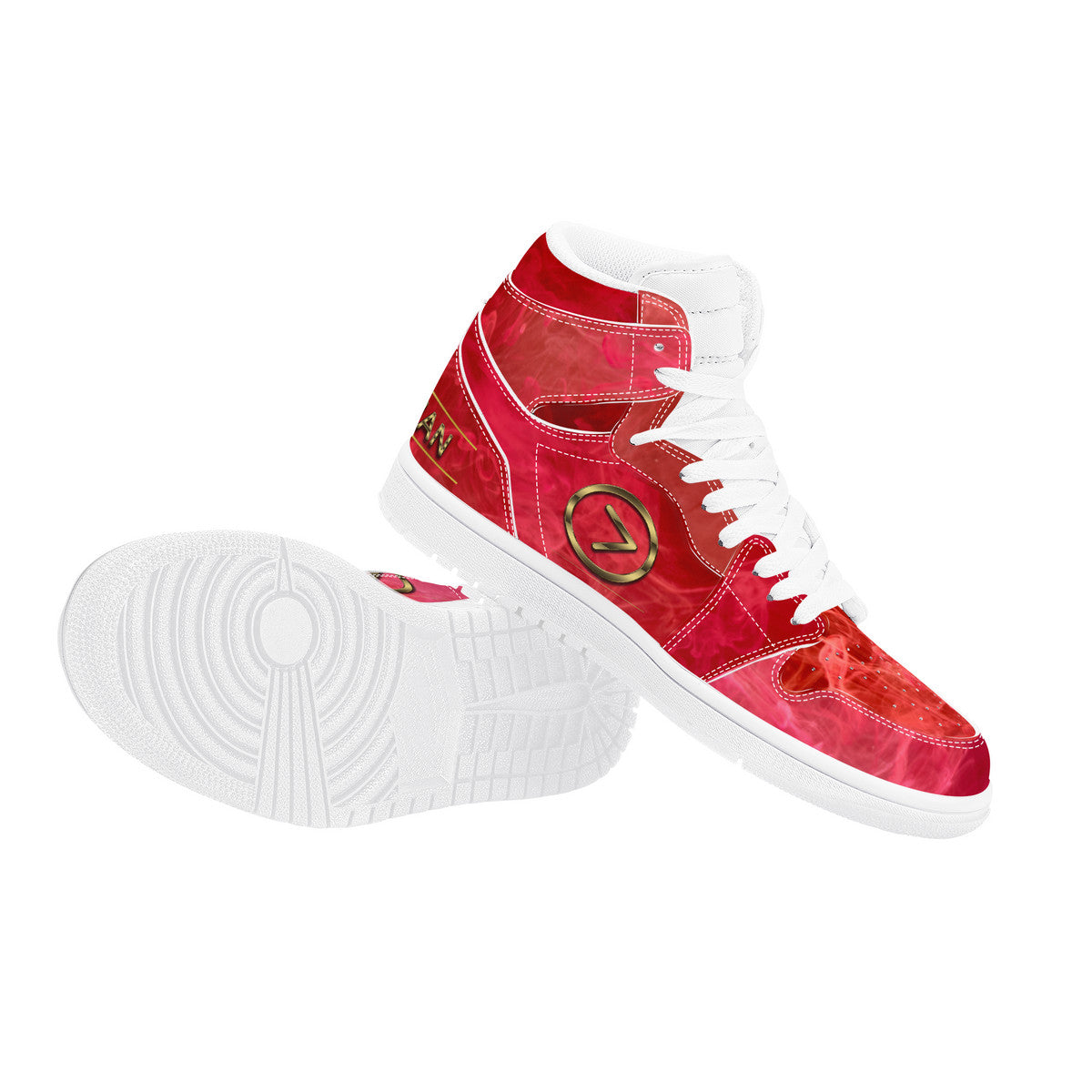 Popsicle High Top Synthetic Leather Sneaker