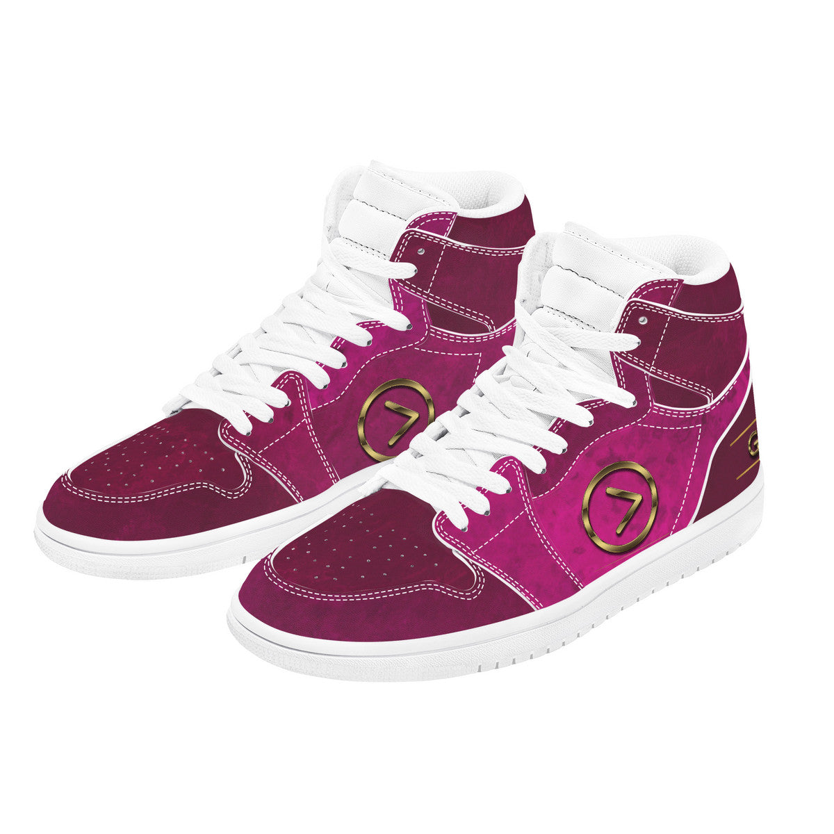 Wine Country- High Top Synthetic Leather Sneaker