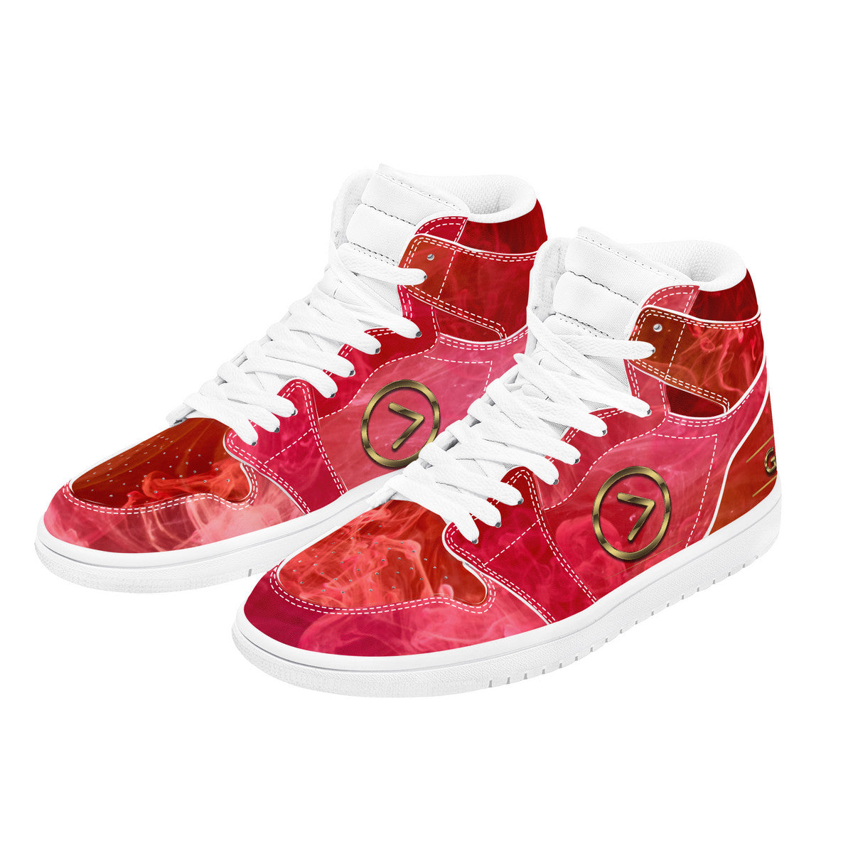 Popsicle High Top Synthetic Leather Sneaker