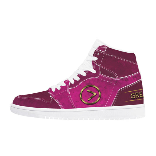 Wine Country- High Top Synthetic Leather Sneaker