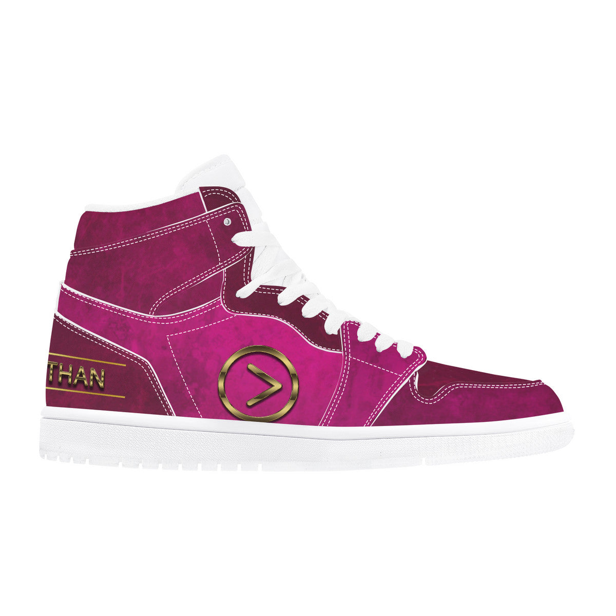 Wine Country- High Top Synthetic Leather Sneaker