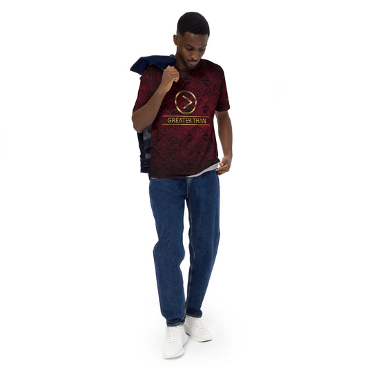 Greater Than Burgundy Men's t-shirt