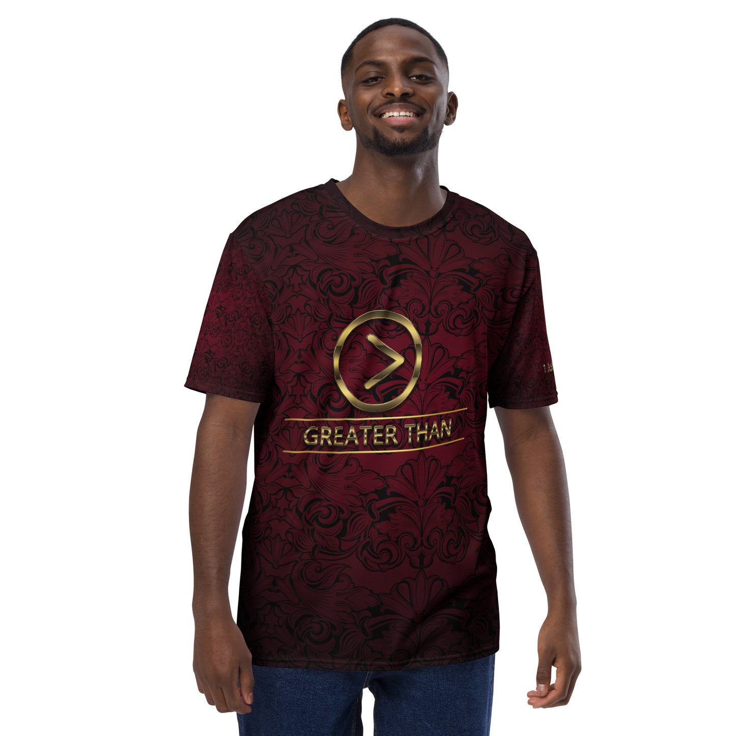 Greater Than Burgundy Men's t-shirt