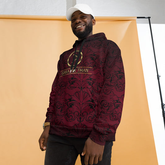 Greater Than- Burgundy Unisex Hoodie