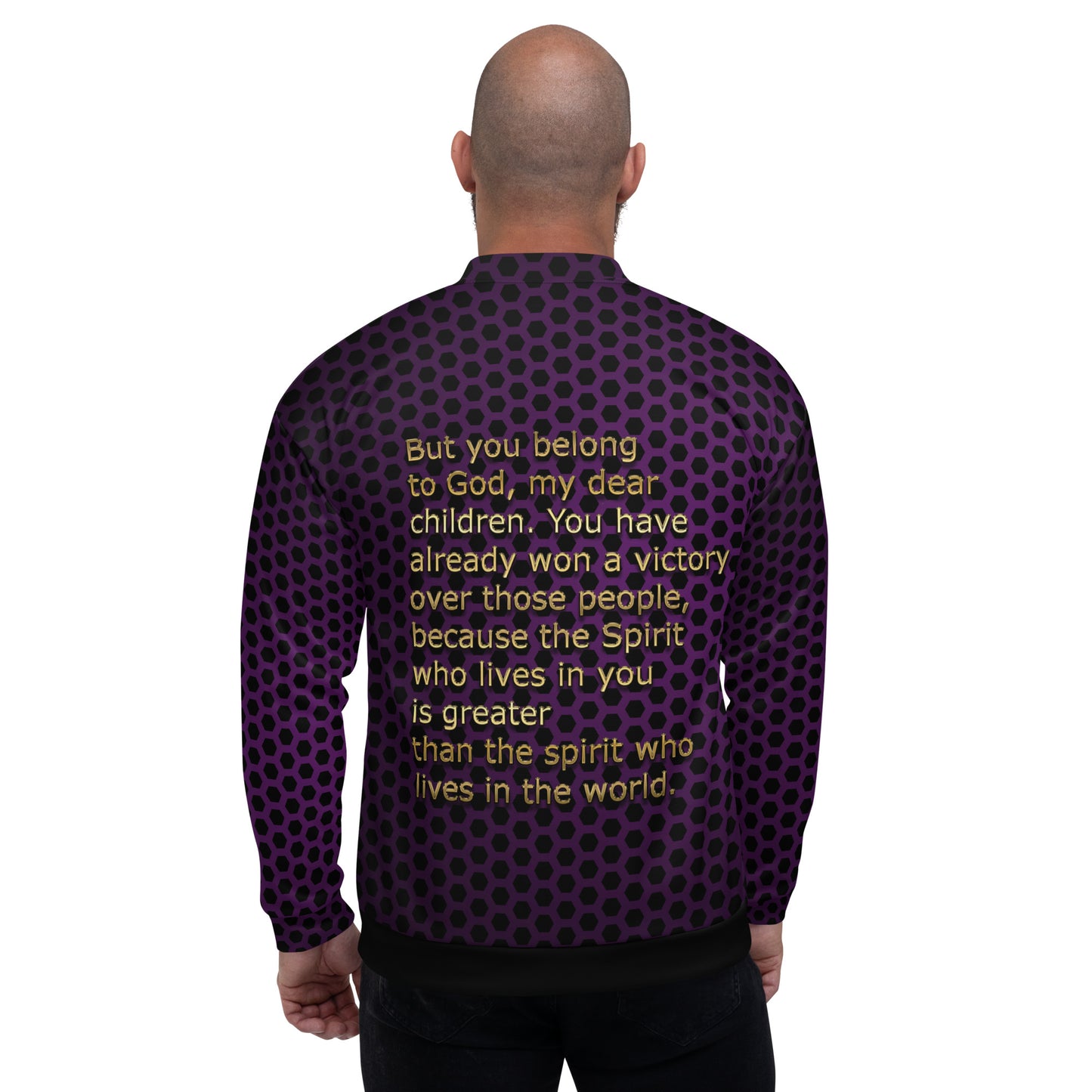 Greater Than-Dub Unisex Bomber Jacket