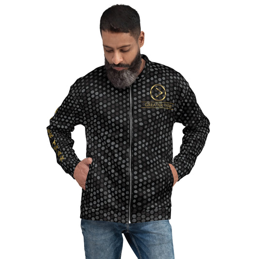Greater Than-Coal Bomber Jacket