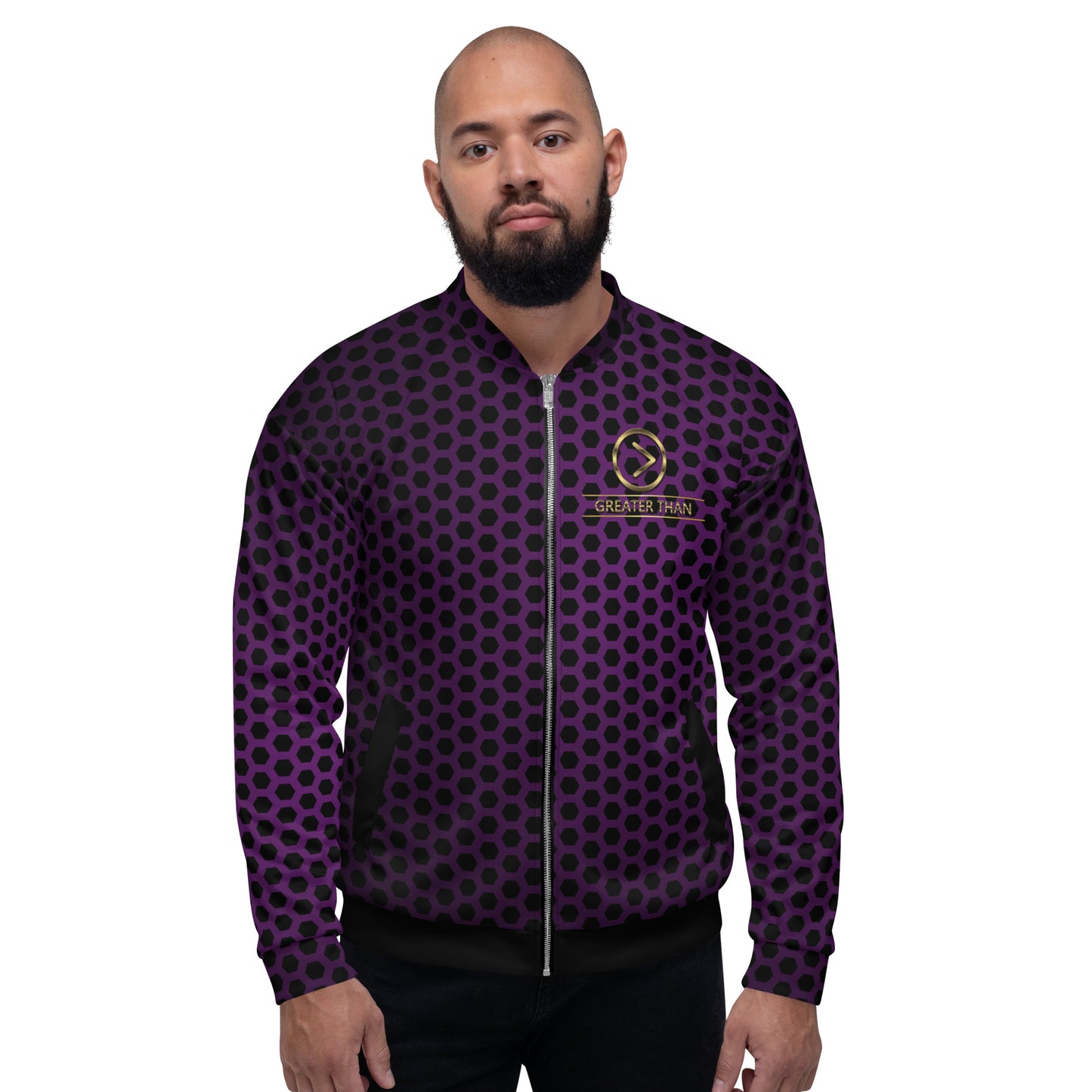 Greater Than-Dub Unisex Bomber Jacket