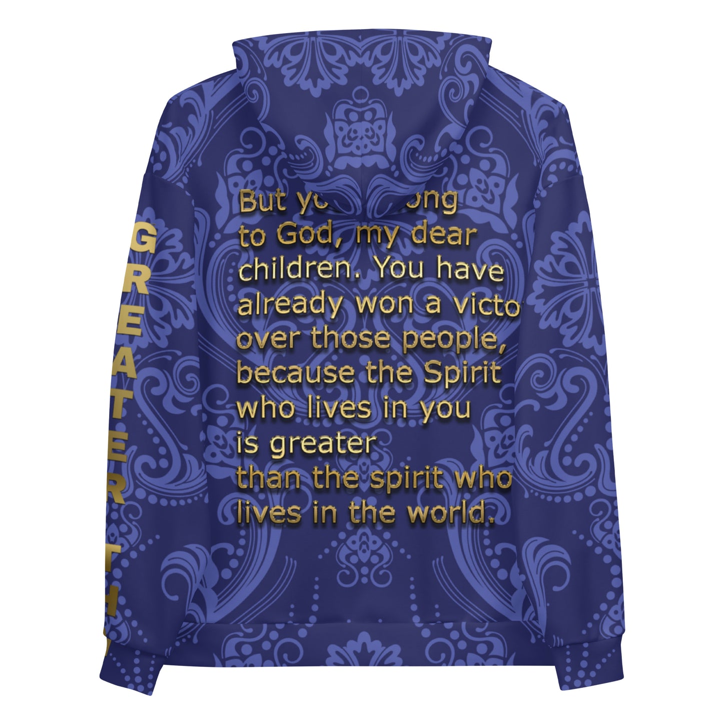 Greater Than-Blueberry Unisex Hoodie