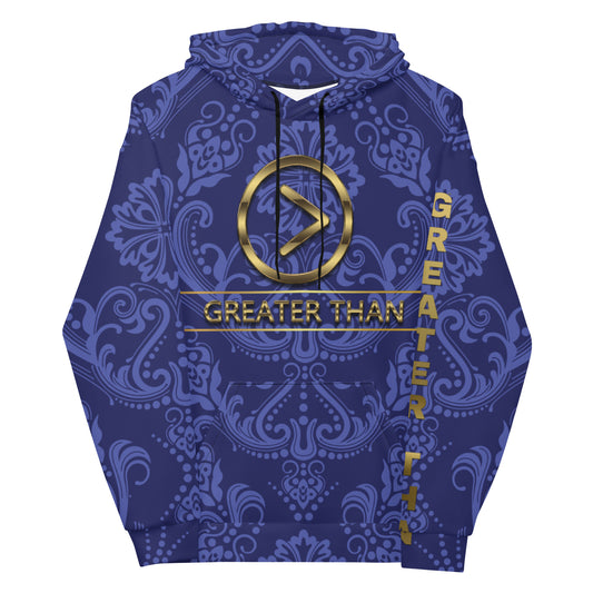 Greater Than-Blueberry Unisex Hoodie