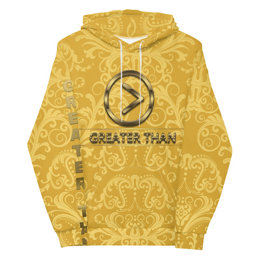 Greater Than-Gold Leaf Unisex Hoodie