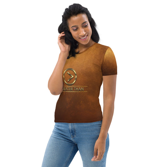 Greater Than-Bronze Women's T-shirt
