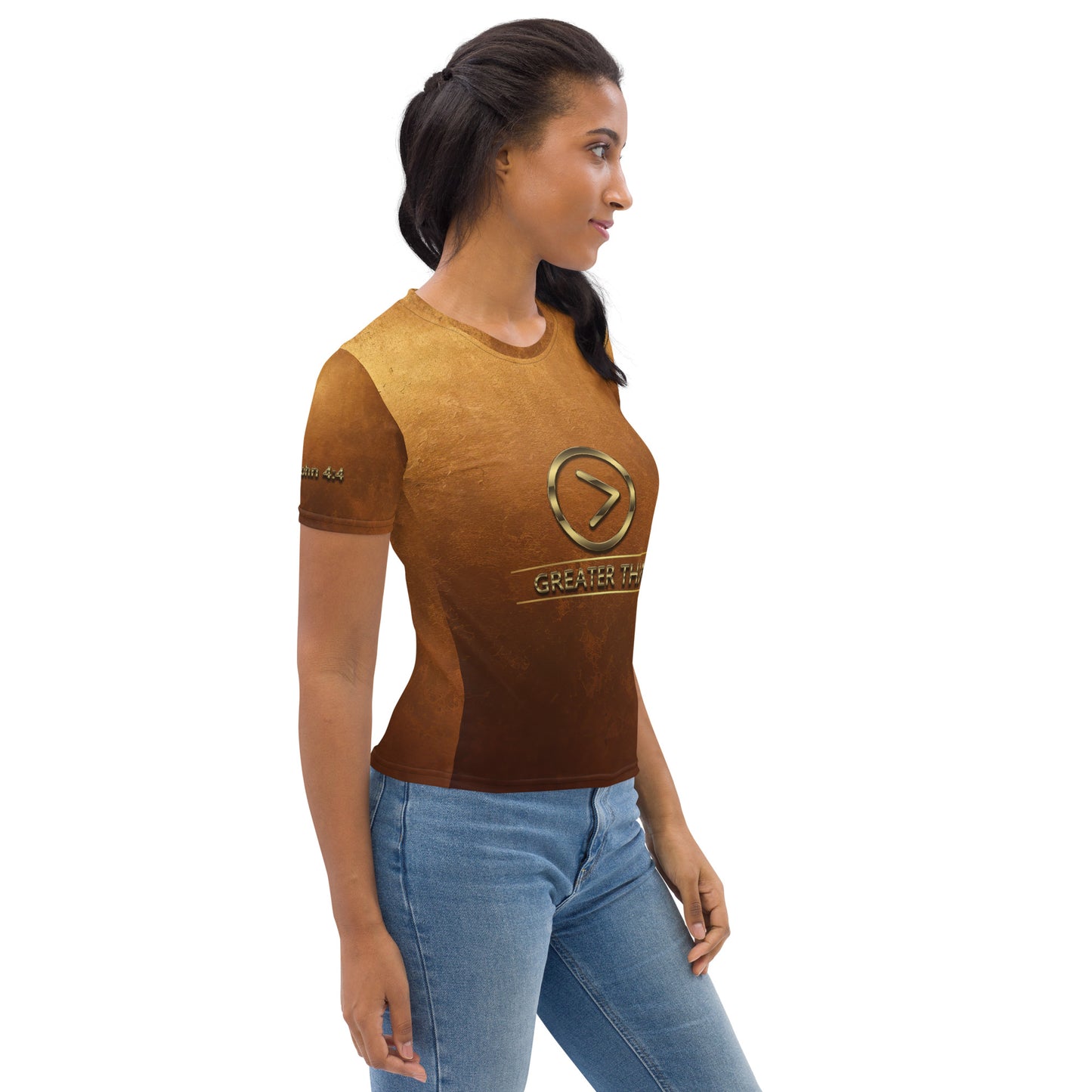 Greater Than-Bronze Women's T-shirt